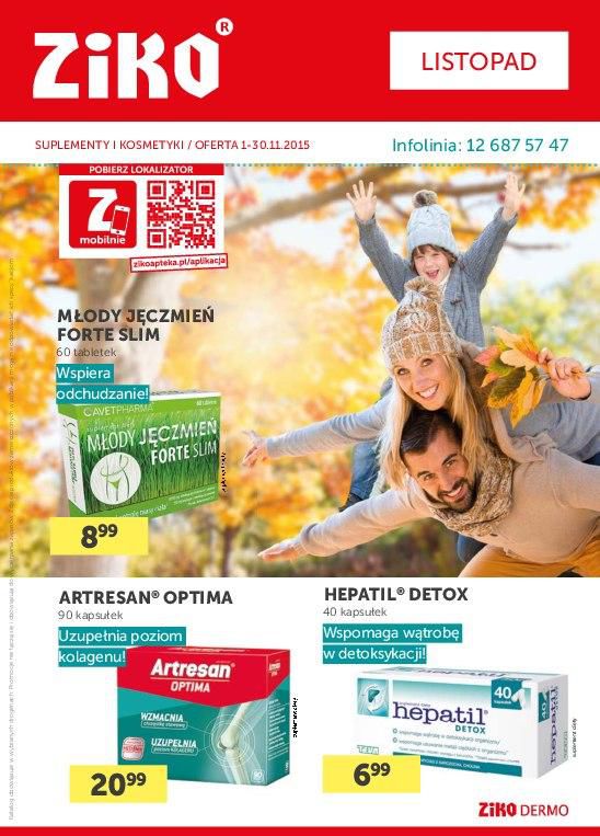 Gazetka promocyjna Ziko Apteka str. 1